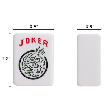 ZGME American Mahjong Set - 166 White Tiles, Light Blue Rectangular Bag, Melamine, Includes 4 Racks & Accessories, 8"x18"x3"