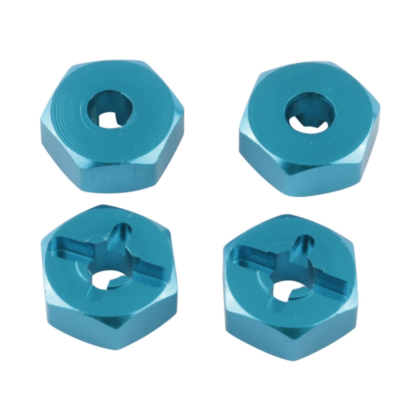 Rchobbytop 7mm to 12mm Wheel Drive Hex Convert Adapters & Axle Shaft & Lock Nuts & Wrench for 1/18 WLtoys A949 A959 A969 A979 K9