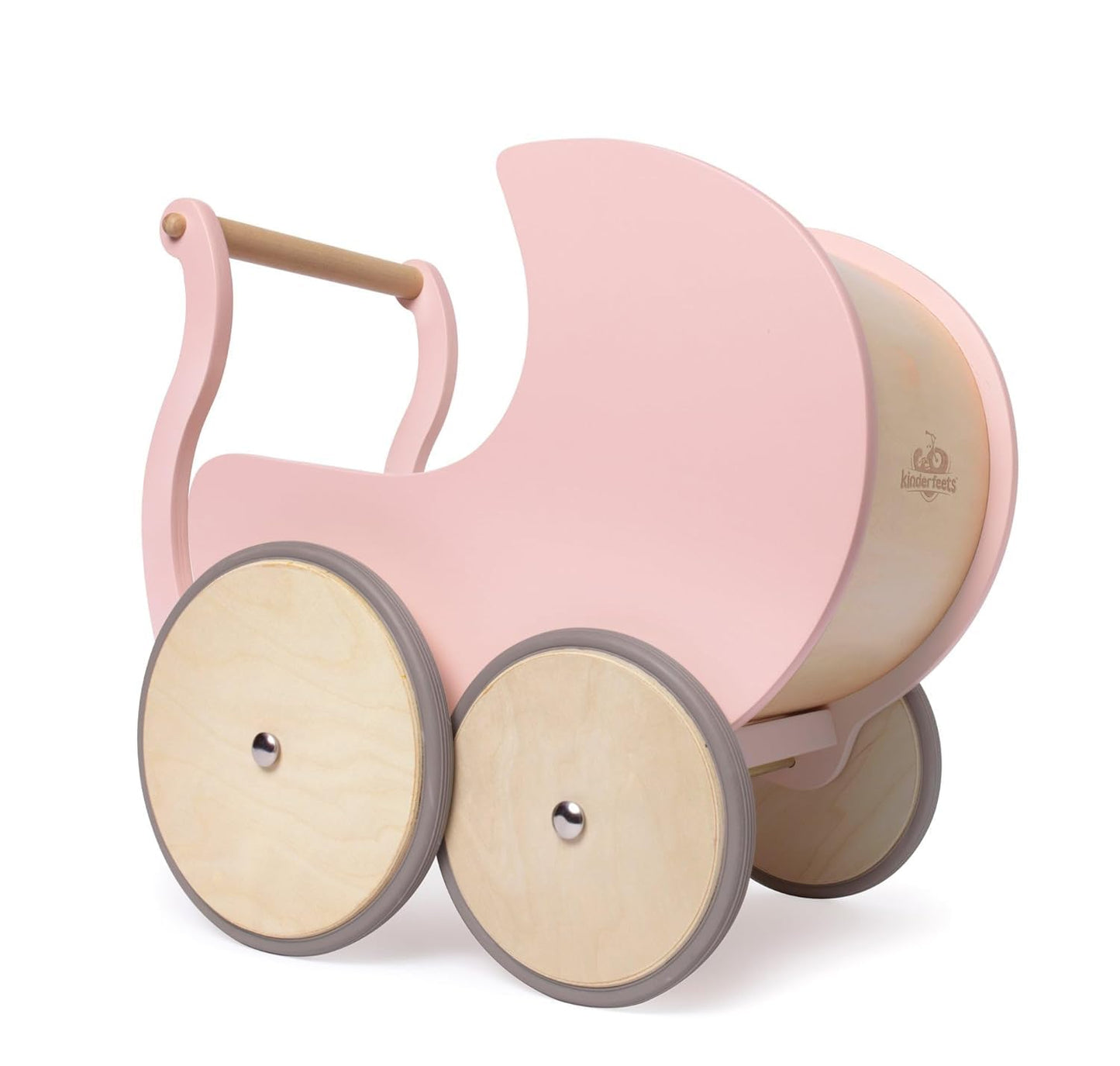 Kinderfeets Pram Walker - Toy Stroller For For Babies, Kids, And Toddlers | Sustainable And Eco-Friendly | 2-In-1 Walker And Str