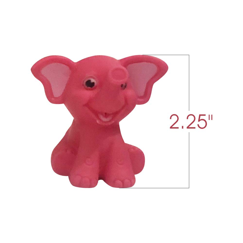 Artcreativity Rubber Water Squirting Elephants, Pack Of 12, Bathtub And Pool Toys For Kids, Safe And Durable Water Squirters, Bi