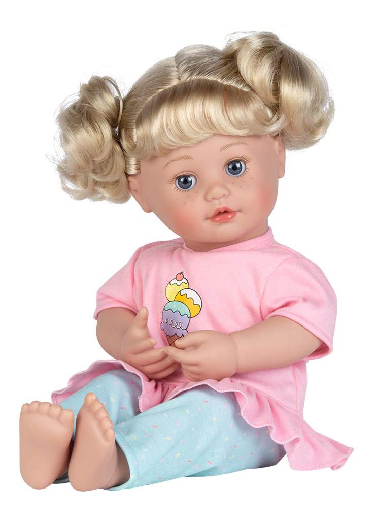 Adora My Cuddle & Coo Babies Collection, 15' Baby Doll With Sweet Powder Scent And 5 Touch Activated Sounds: She Cries, Coos, Giggles, Kisses Back & Says Momma Birthday Gift For Ages 3+ - Sweet Dreams