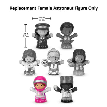 Replacement Part for Fisher-Price Little People Playset - Replacement Female Astronaut Figure ~ Inspired by Barbie You Can Be An