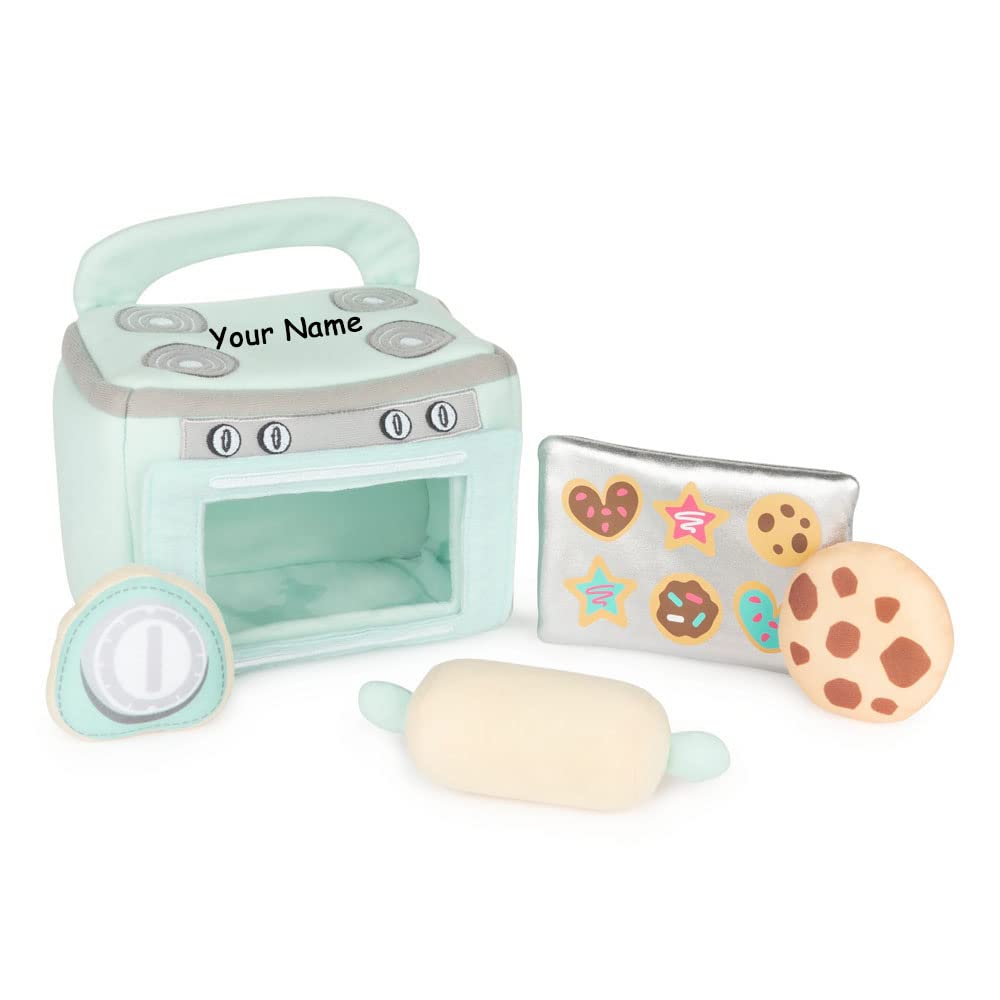 GUND Baby Playset Kitchen Baking Playset Plush Soft Crinkle Rattle Toys Baby Play Set with Custom Name - 8 Inch