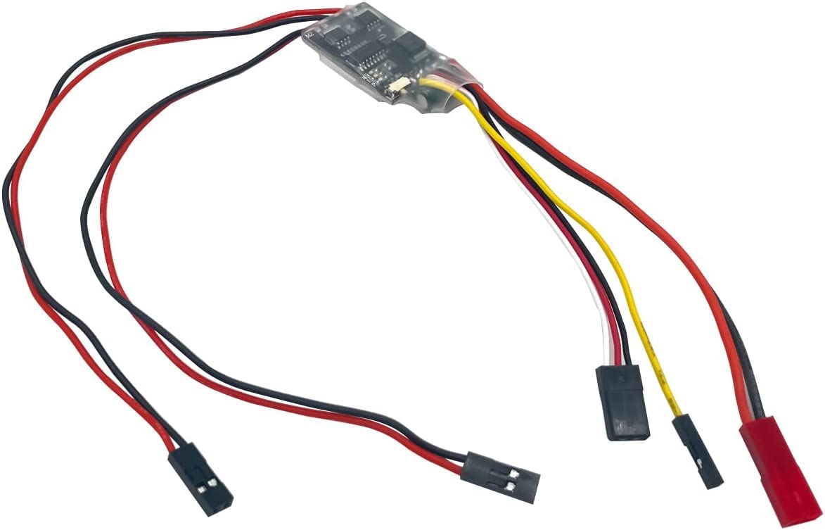 Dual Way Bidirectional Brushed 5A ESC 2S-3S Lipo Speed Control for RC Model Boat Tank 130 180 Brushed Motor Spare Parts