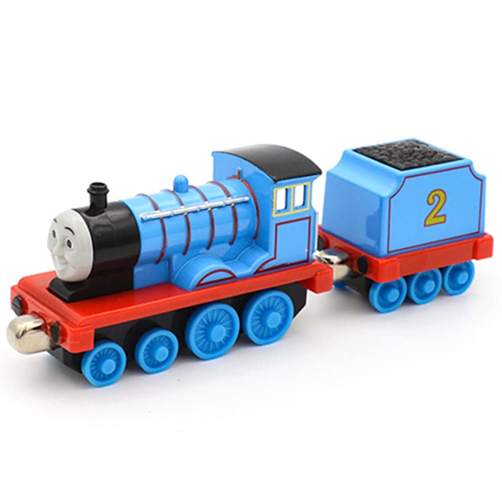 Flmenunu 1:43 Alloy Train Set Toy Magnetic Trains Carriage Model Kids Toys, No.2 Edward Set, 11-15Cm,(No.2 Edward Set)