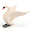 LC JoyCre Goose Swan 3.5 Inch White Swan Figurine Animal Figure for Toddlers Preschool Education Project Diorama Model for Kids