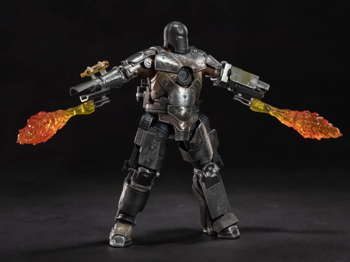 Ovonni Ironman Mk1 Model Distress Painting All Joints Movable 7 Inch Collectible Action Figure