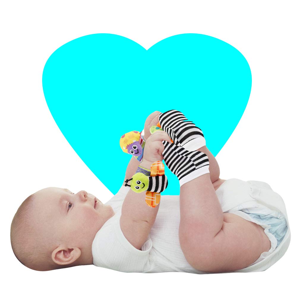 Baby Infant Rattle Socks Toys 3-6 To 12 Months Girl Boy Learning Toy