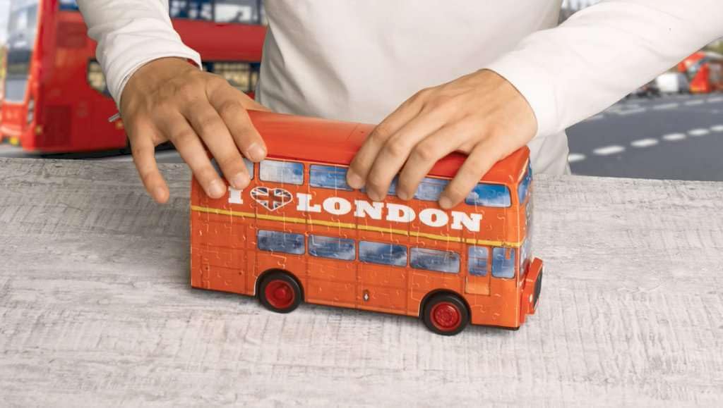 Ravensburger London Bus 216 Piece 3D Jigsaw Puzzle For Kids And Adults - 12534 - Great For Any Birthday, Holiday, Or Special Occasion