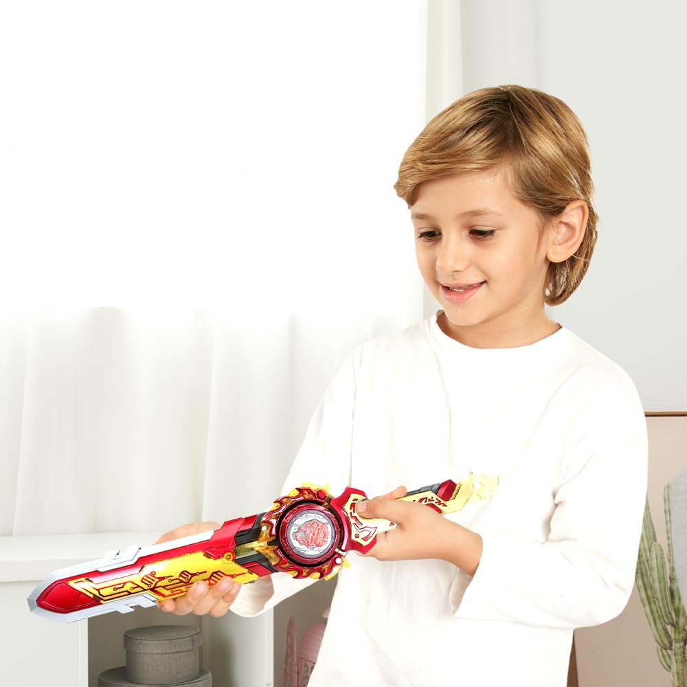 INFINITY NADO Battling Top for Boys Metal Spinning Tops decorative replica blade Launcher Battle Tops for Boys Girls 5 6 7 8 9 10 Years Old Split Series Flaming Pack Blazing War Bear