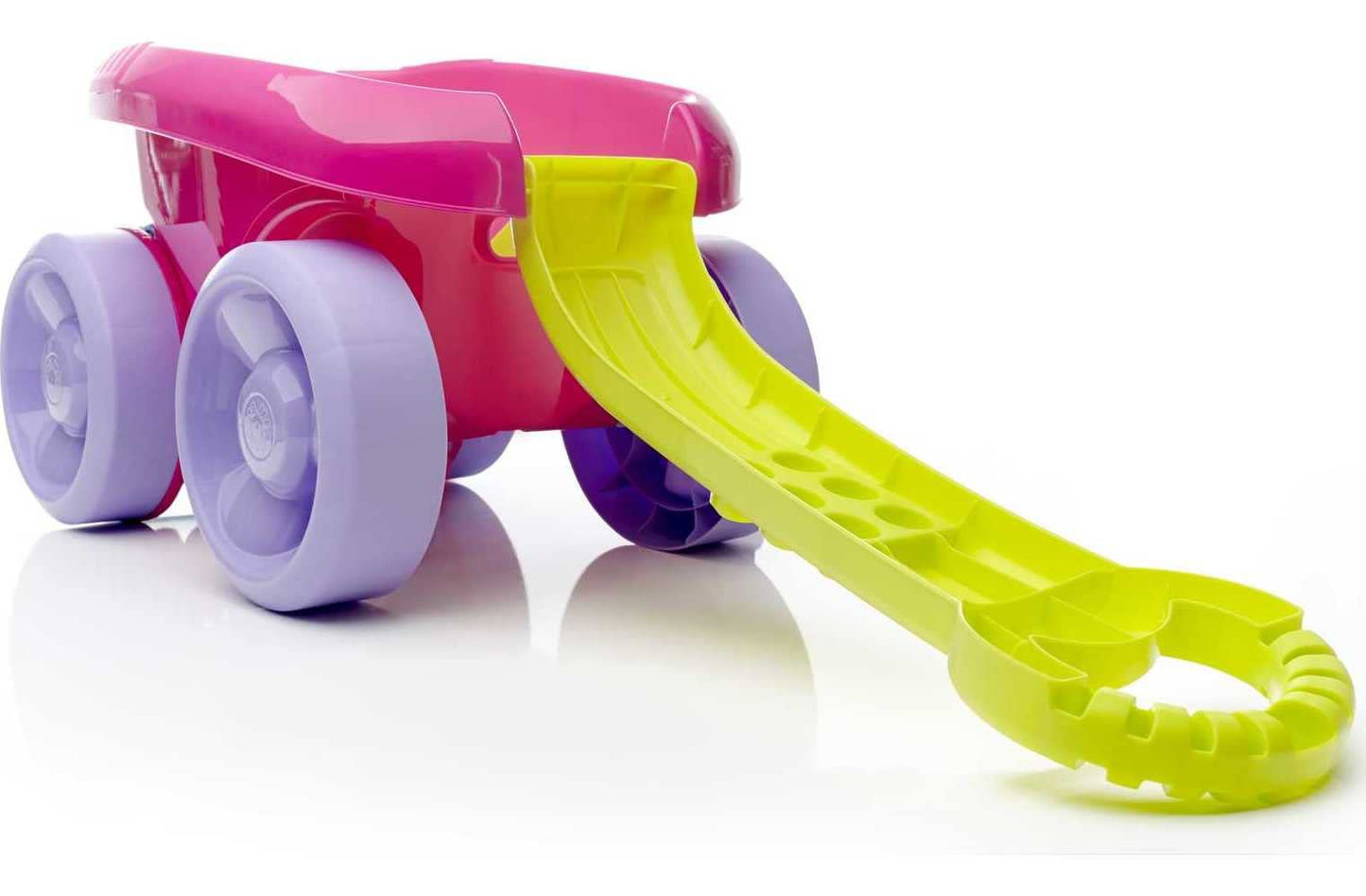 Mega Bloks Building Toy Blocks For Toddlers 1-3, Block Scooping Wagon Learning Toy With Storage - Pink