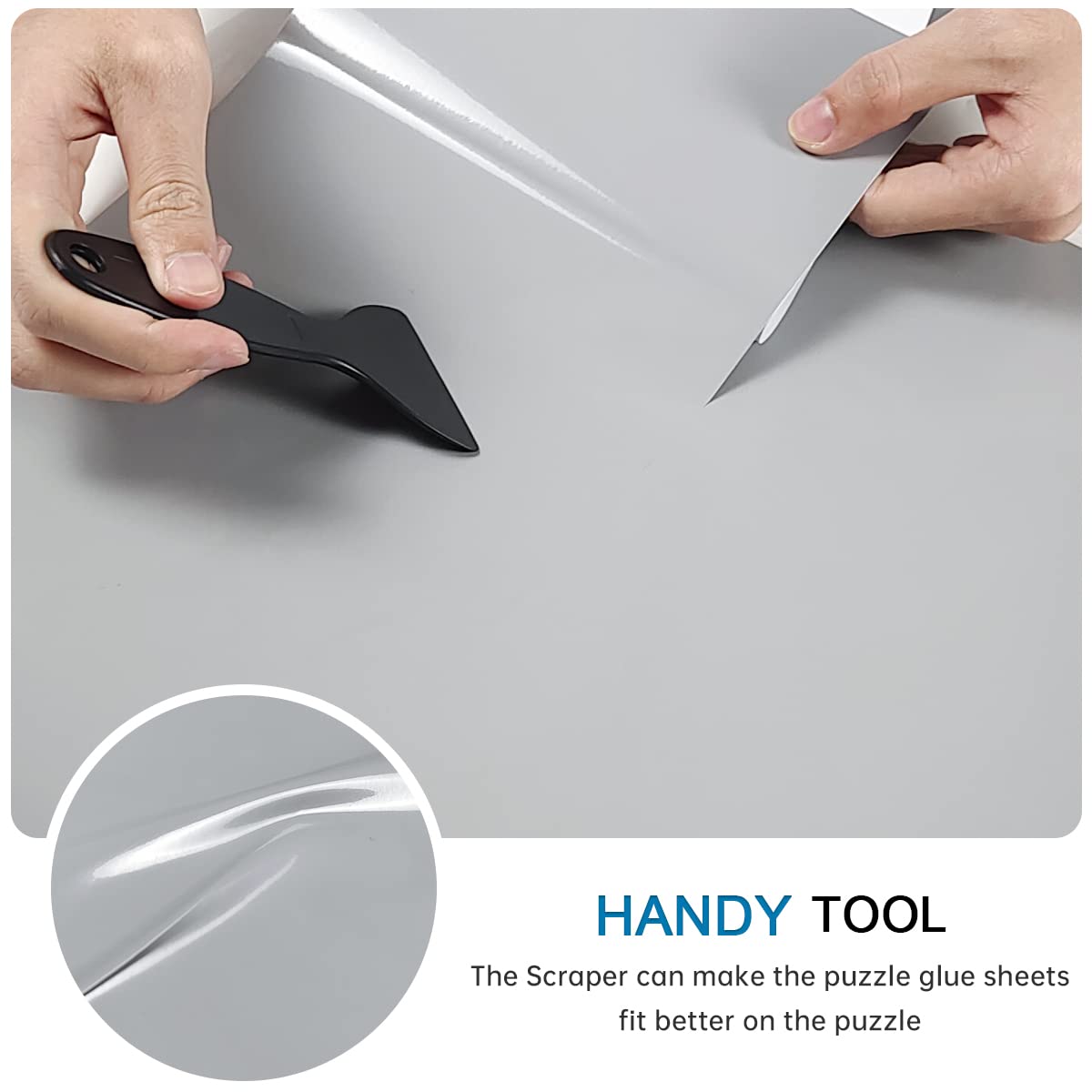 48 Sheets Puzzle Saver Sheets, Preserve 8 × 1000 Puzzle Saver Peel And Stick, Puzzle Sticker Sheets No Stress & No Mess, Puzzle Glue Sheets And Frame To Preserve Your Finished 2000, 1000, 500 Puzzle