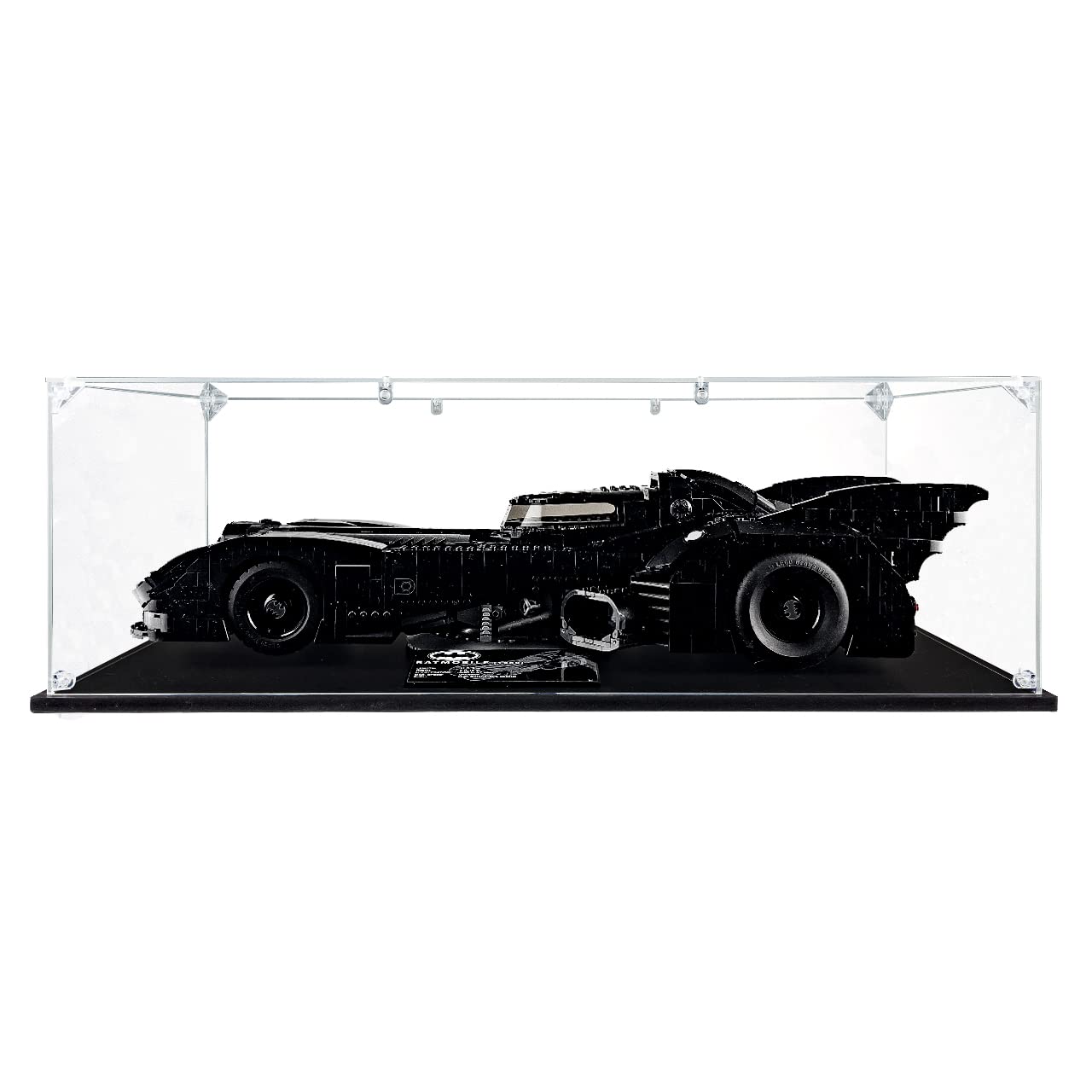 SONGLECTION Acrylic Display Case Compatible for Lego 1989 Batmobile #76139, Dustproof Display Case (Case Only) (Lego Sets are NO
