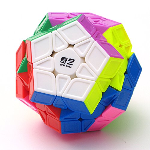 CuberSpeed Megaminx 12-Sided Puzzle Cube - Sculpted Stickerless, Model CBMF251
