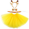 Marrywindix Yellow Giraffe Costume Tutu Set Animal Fancy Dress Costume Kit Halloween Party Dress Up Accessories