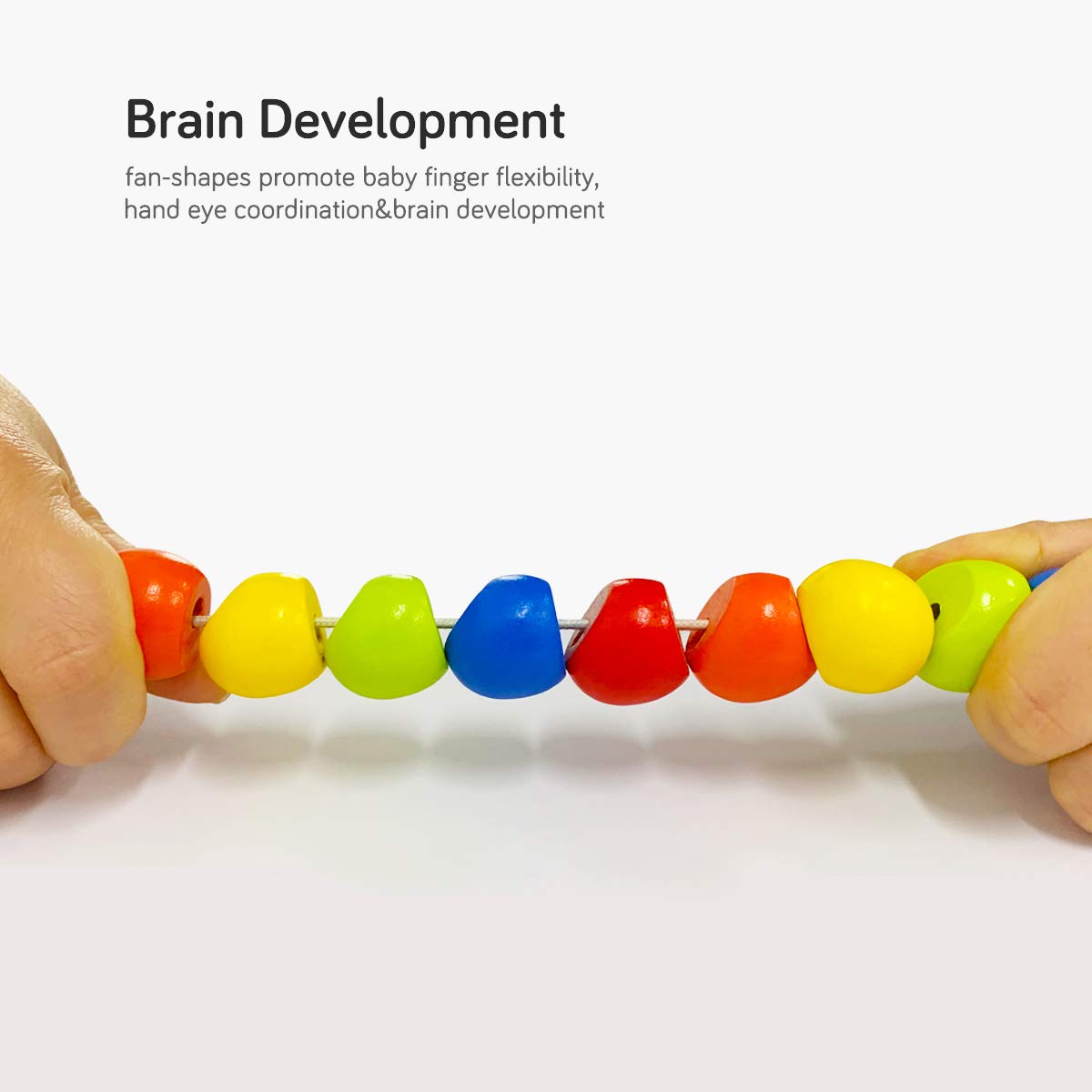 Figetget Baby Toys 6 To 12 Months, 12-18 Months, 3-6 Months Developmental, Tummy Time Toys Crawling Toys - Infant Toys - Caterpillar Twisting Baby Boy And Baby Girl Toys (2 Pack) (Rainbow)