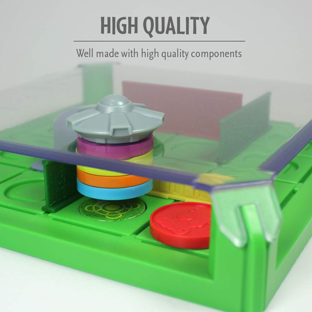 Thinkfun Invasion Of The Cow Snatchers Stem Toy And Logic Game For Boys And Girls Age 6 And Up - A Magnet Maze Logic Puzzle
