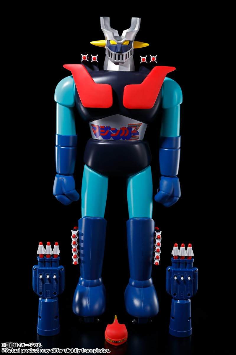 TAMASHII NATIONS Mazinger Z Jumbo Machineder Action Figure, 23.6 inches, Metal, Model BAS66191, Color: Jumbo Machineder Mazinger Z