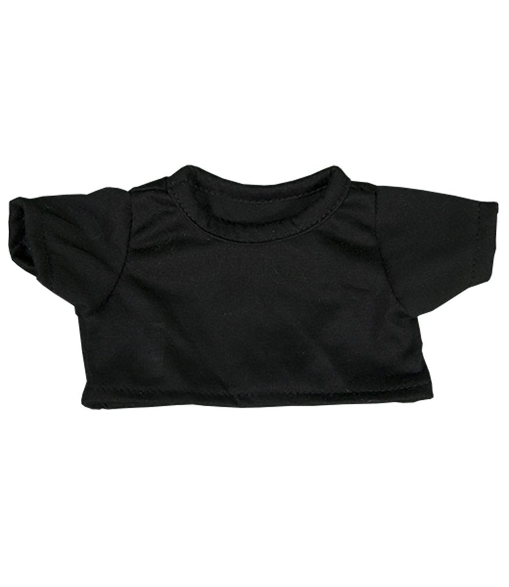 Black T-Shirt Fits Most 8''-10'' Webkinz, Shining Star And 8''-10'' Make Your Own Stuffed Animals And Build-A-Bear