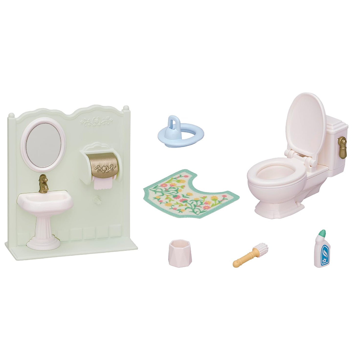 Calico Critters Toilet Set Multicolor