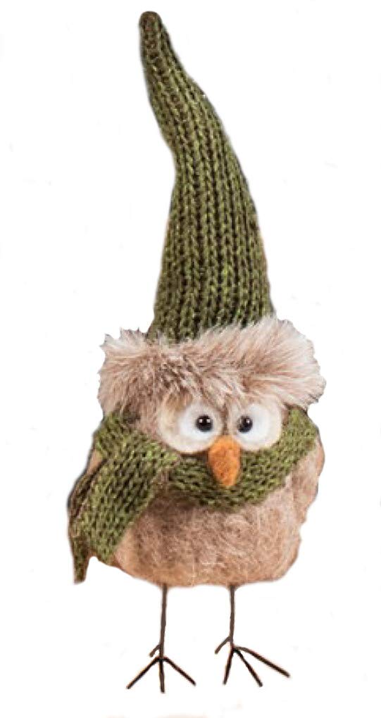 Bright Ideas Big Eye Owl Standing 9 Inch Tall