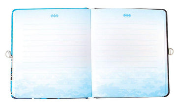 Playhouse Dc Comics Batman Shiny Foil Lock & Key Lined Page Diary For Kids