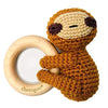 Cheengoo All Natural Baby Toy - Littlecuddler Sloth Rattle