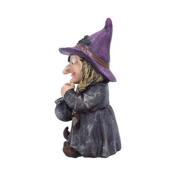 Nemesis Now D5049R0 Double Small Witch And Cauldron Figurine, Polyresin, Black, 9.7Cm