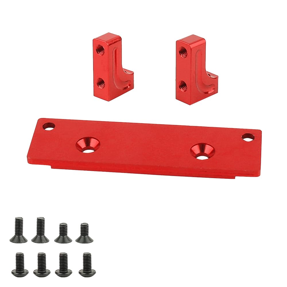 RZXYLRC 1/10 Metal Alloy Front Axle Servo Mount Holder Servo Fixed Bracket for AXI03004 Capra 1.9 RC Car Alloy Upgrade Parts (Re
