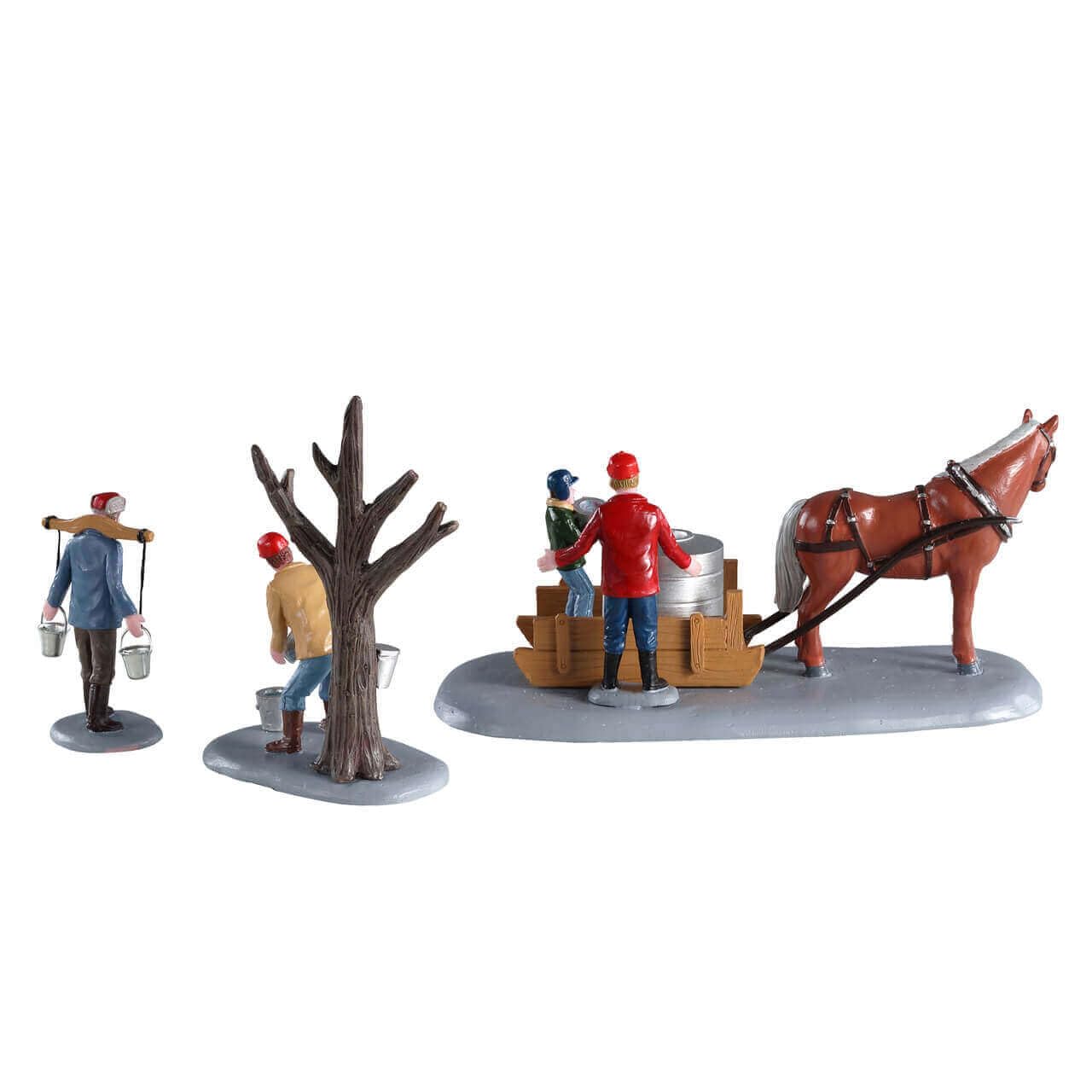 Lemax Maple Syrup Season, Set Of 3#03523