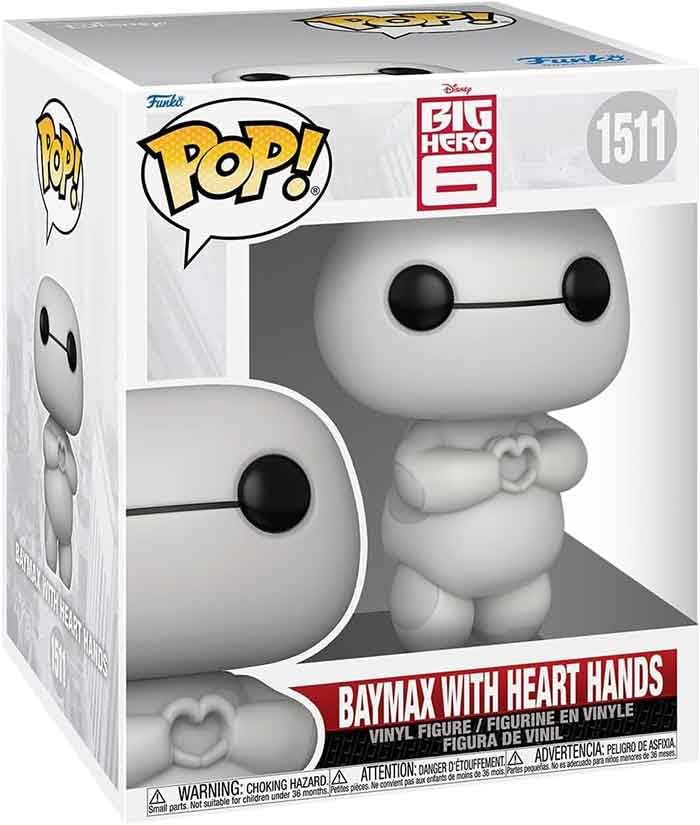 Funko POP Super: Big Hero 6 - Baymax - (Heart Hands) - Collectable Vinyl Figure - Gift Idea - Official Merchandise - for Kids &