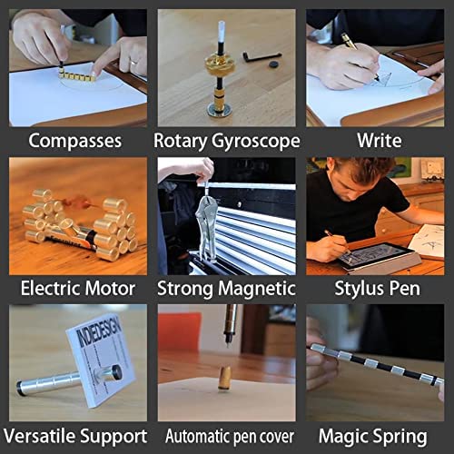 Kidshego Magnetic Metal Toy Pen, Eliminate Pressure Fidget Pen, Multifunction Magnet Ballpoint Pen, Best Gift Novelty Toy For 8-
