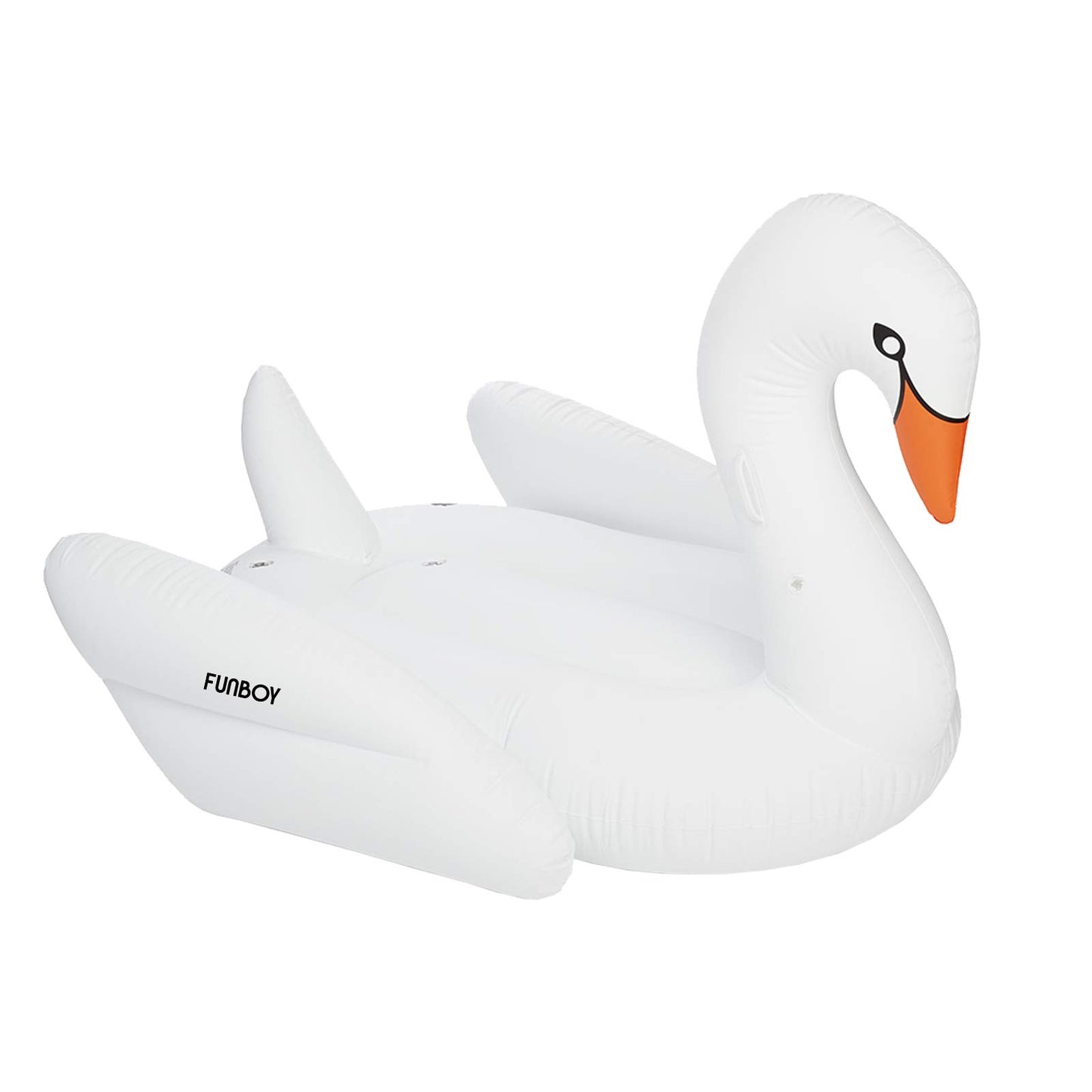 Funboy Giant Inflatable White Swan, Luxury Float For Summer Pool Parties And Entertainment