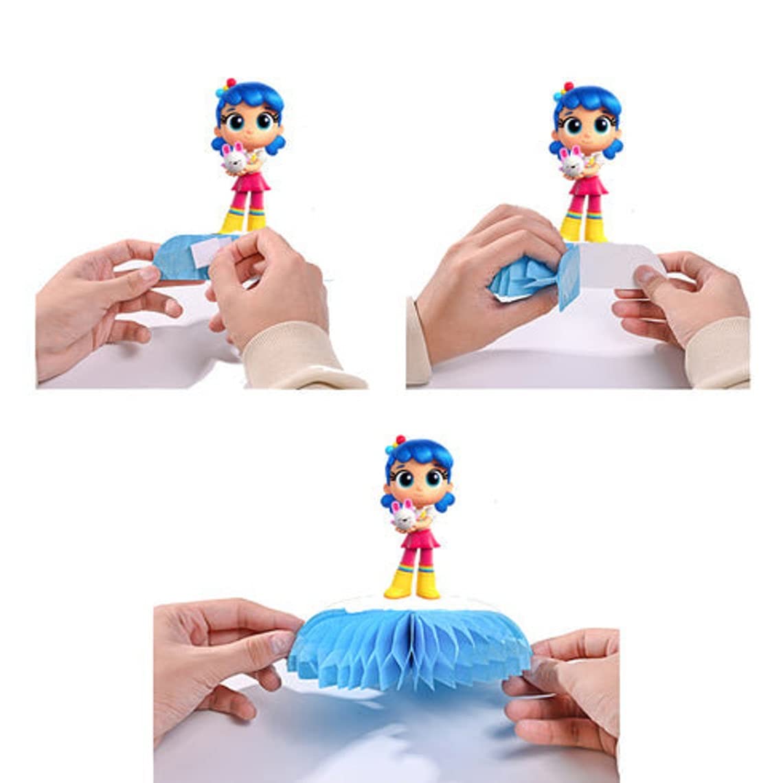 PC True and the Rainbow Kingdom Honeycomb Centerpiece - 5 Pcs Paper Kids' Party Decorations