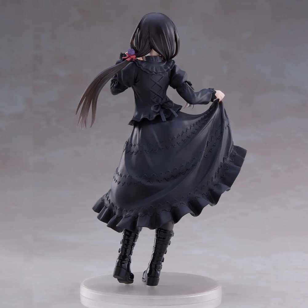 Lunk Tokisaki Kurumi Action Figure Black Dress Model Pvc Anime Statue Character Collections Model Ornaments 7.9 Inch