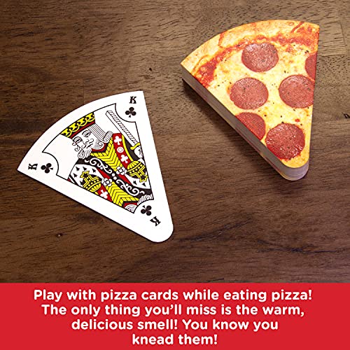 Gamago Pizza Playing Cards - Pizza Shaped Deck Of Cards To Play Your Favorite Card Games