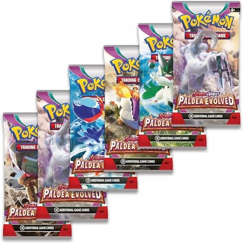 Pokemon TCG Scarlet & Violet Paldea Evolved Booster Display Box - Multi Color, Model 185-86349, Paper Material