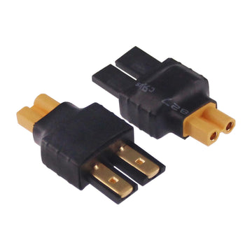 rflaueo 4pcs Compatible with TRX to XT30 Male Female RC Connector Adapter(E49-4)