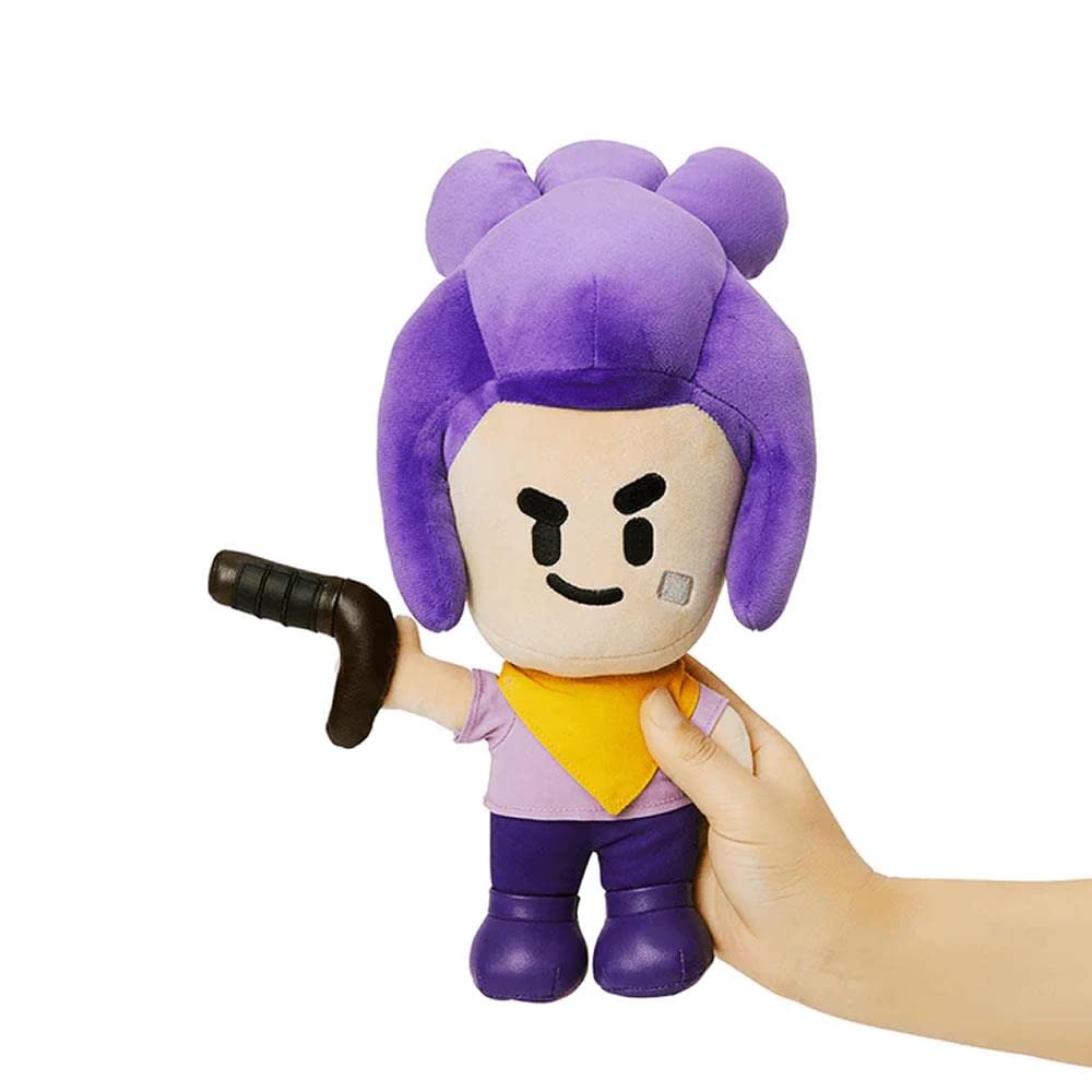Brawl Stars Plush Buddies | 7-Inch-Tall Collectibles | Brawl Stars Plush Toy Doll | Shelly Plush| Brawl Stars Licensed Toy Plush