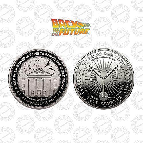 Iron Gut Publishing Back to the Future Collectable Coin 25th Anniversary Clock Tower (silver plated)