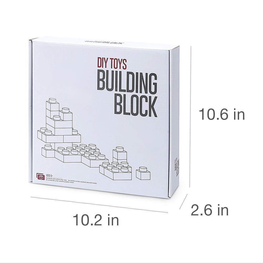Lekebaby Building Bricks 1500 Pcs Basic Building Blocks, Compatible With All Major Brands (Gray)