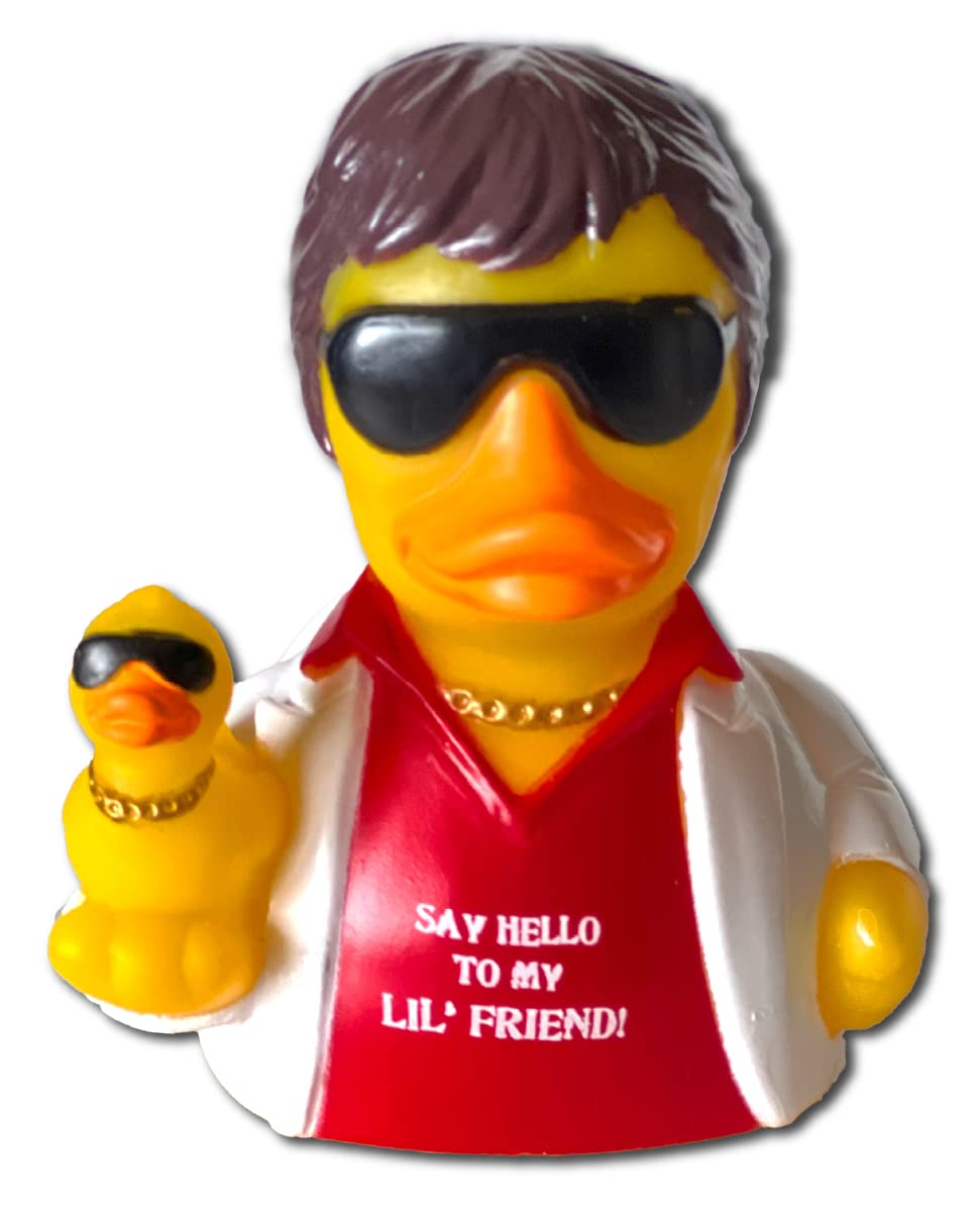 Celebriducks - Say Hello To My Lil' Friend - Floating Rubber Ducks - Collectible Bath Toy Gift For Kids & Adults Of All Ages