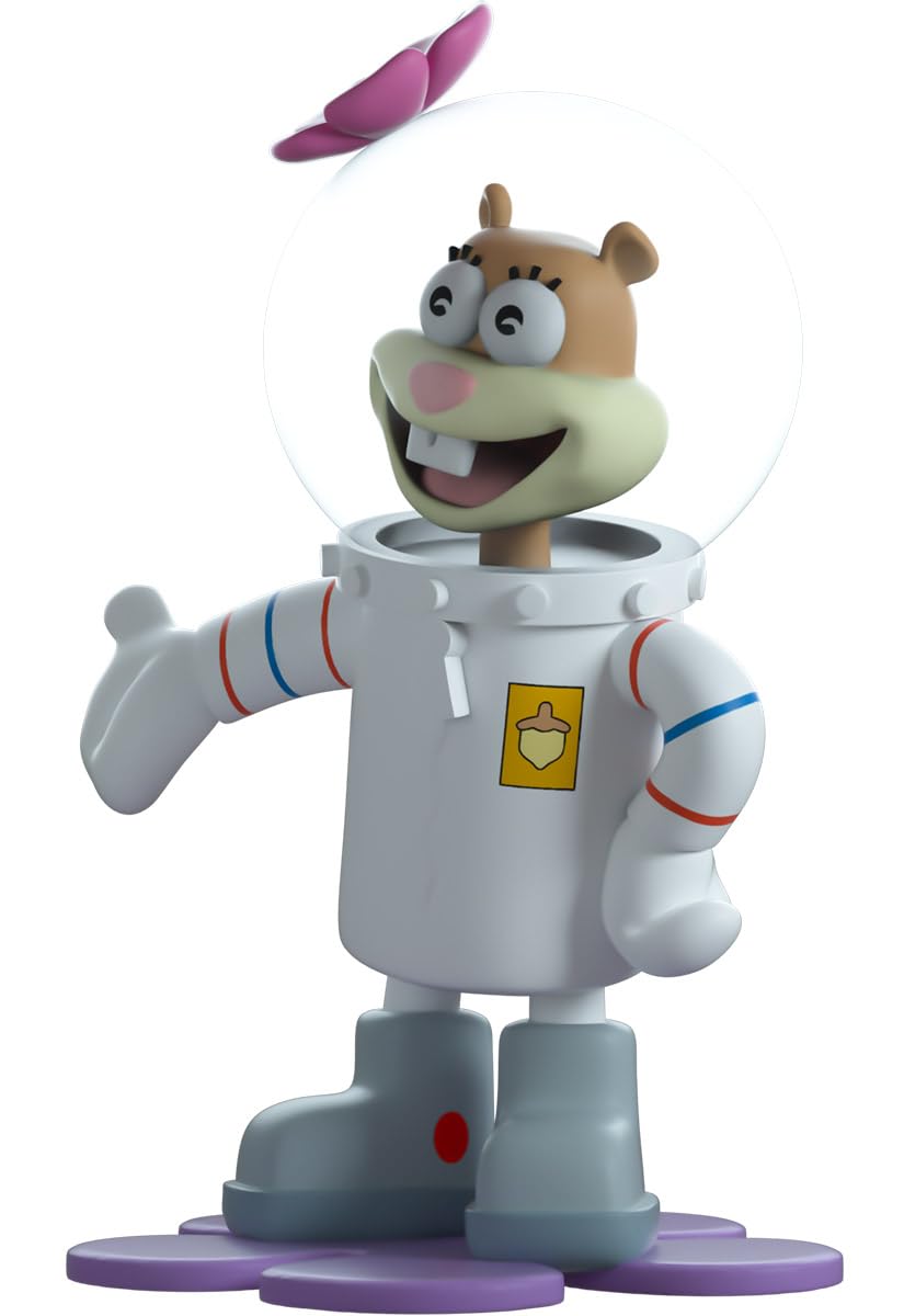 Youtooz Spongebob Squarepants Sandy Cheeks 4.7, Sandy Cheeks Vinyl Figure, Collectible Sandy Cheeks from Spongebob Squarepants b