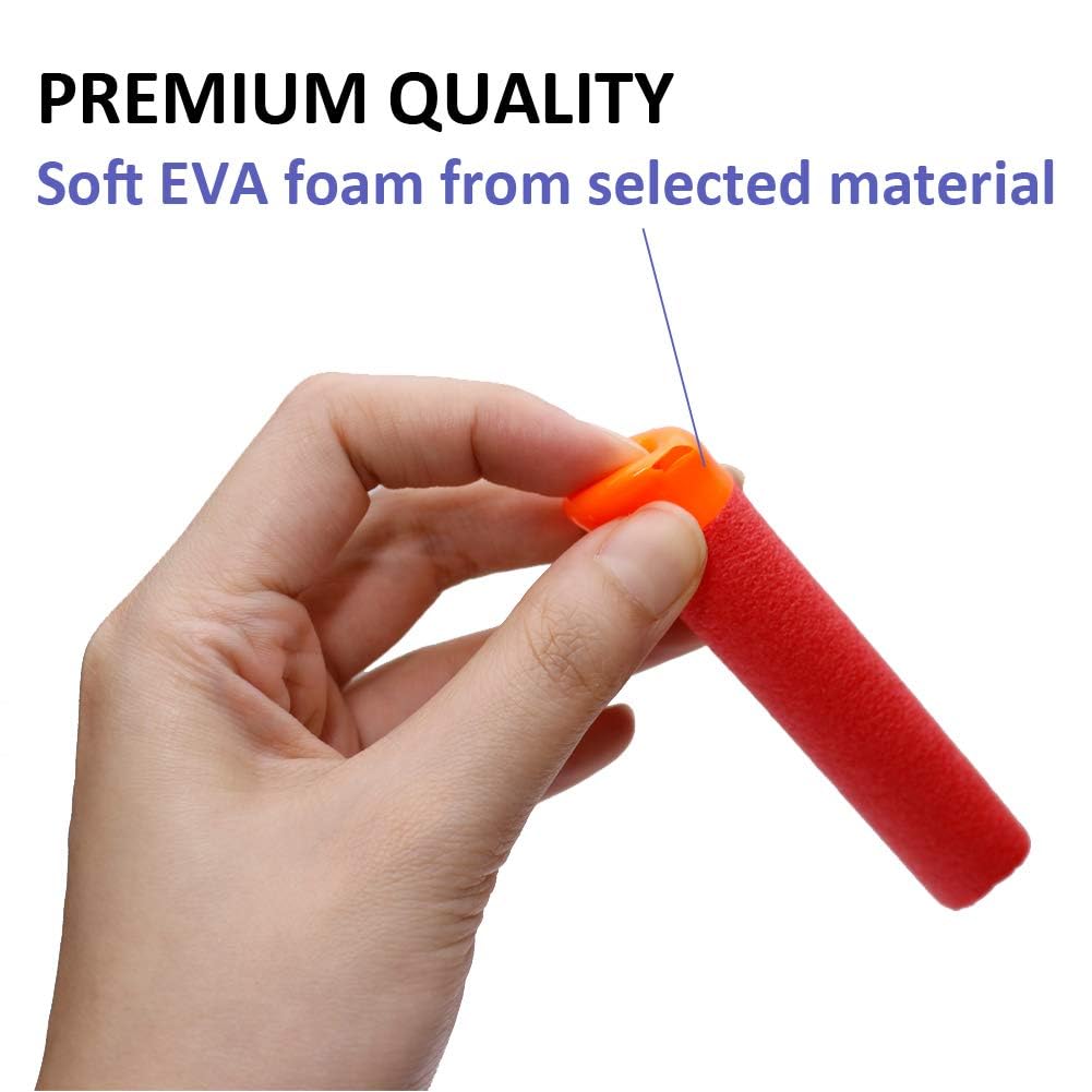 60Pcs Mega Dart Refill Pack For N-Strike Mega Series