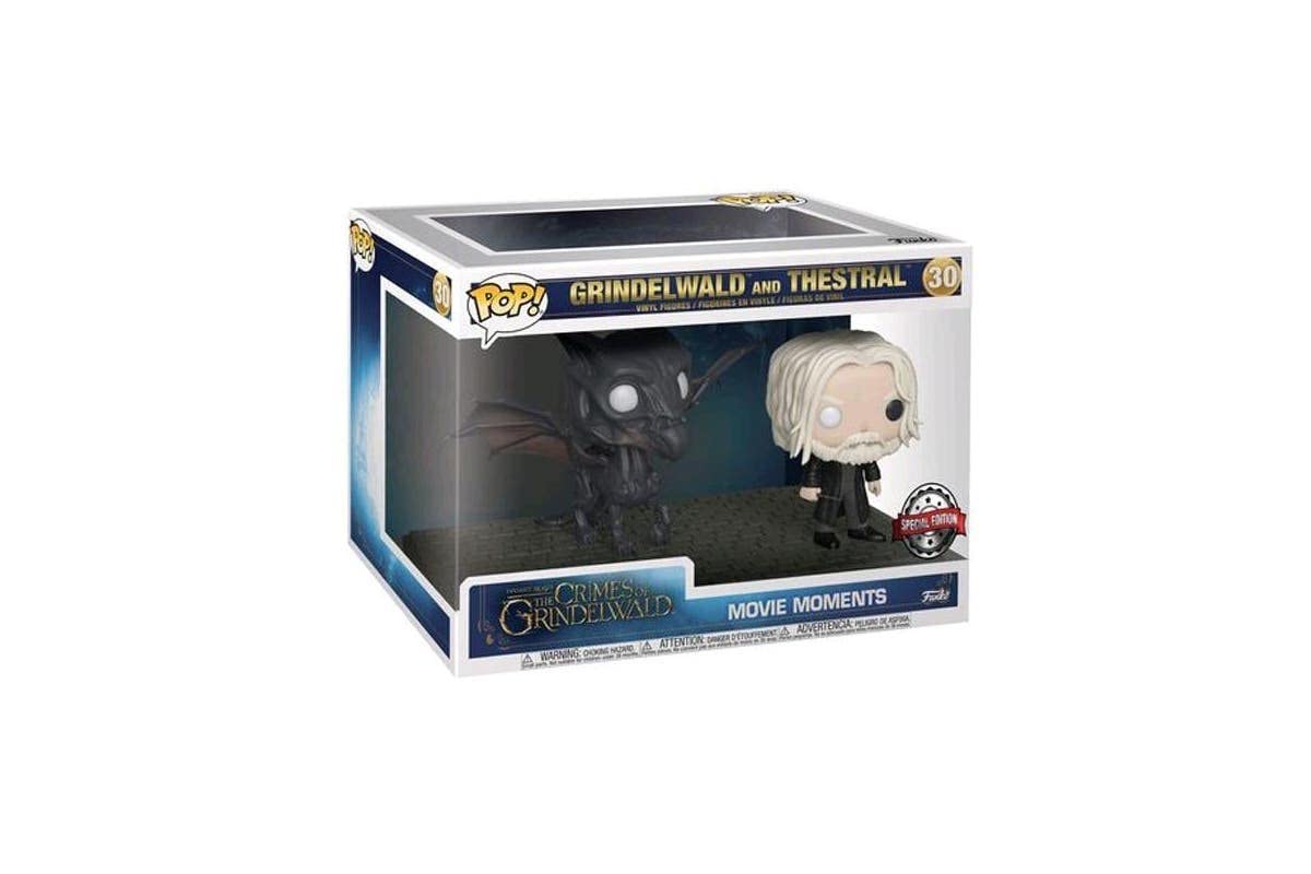 Funko Pop! Fantastic Beasts The Crimes Of Grindelwald Movie Moments Grindelwald And Thestral Display Set