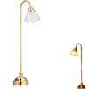 Mini Dollhouse Lamp 1/12 Scale Light Miniature Small Table Lamp Dollhouse Accessories (0.6X4.1 Inches)