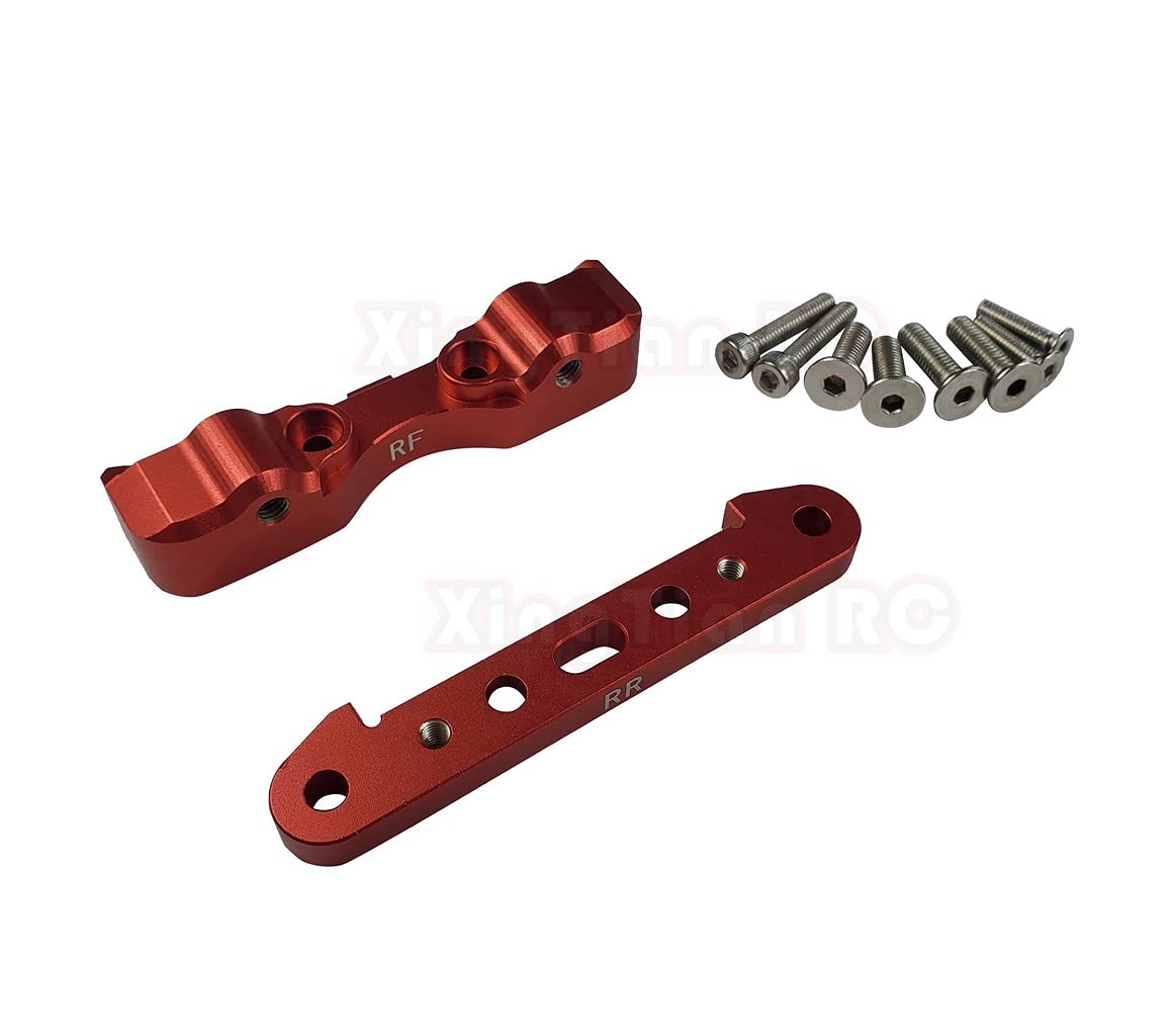 Aluminum Rear Lower Suspension Mount for Arrma 1/5 KRATON Outcast 8S BLX Upgrade Parts - Red