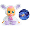 Cry Babies Goodnight Coney Plush Toy - White, Plastic, Model 93140IM