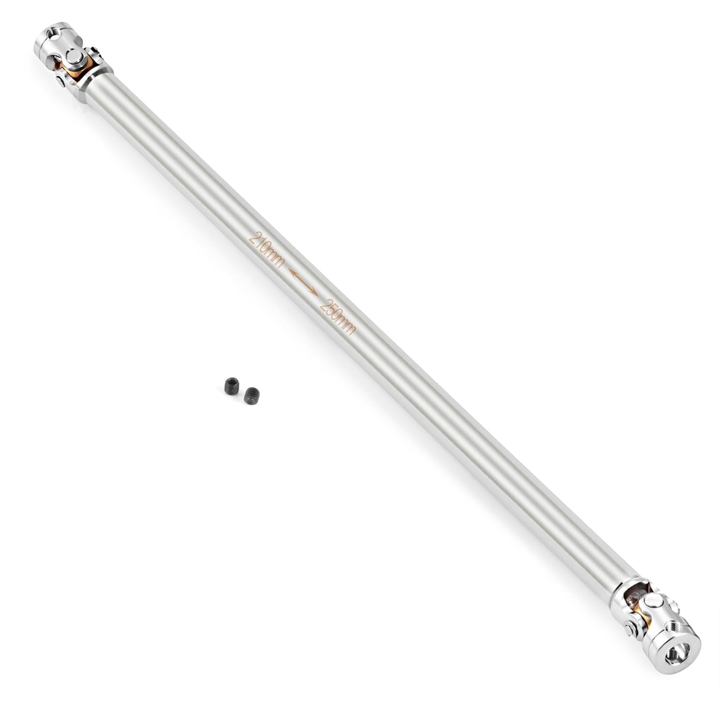RC-Hub 1Pcs RC Driveshafts Metal Drive Shaft 45-50/47-57/55-67/60-80mm for 1:14 Tamiya Trailer Tractor Truck RC Crawler Car (210
