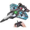 Trumetoy Remote Control Fighter Jet Drone Toy For Kids - Rc Flying Airplane With Led Lights, Easy Control & Stable Flight - Rech